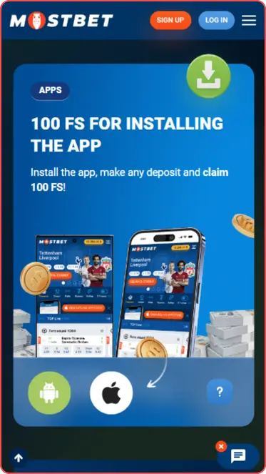 Mostbet App Screenshot FS